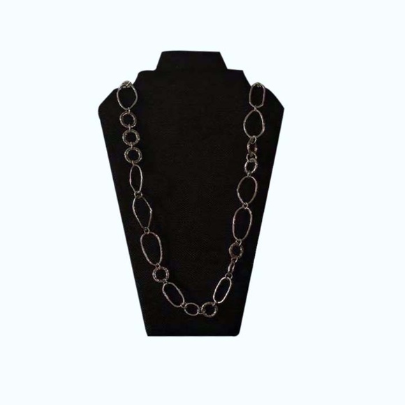 Brighton Silver Plated Pebble Link Necklace - Picture 10 of 12